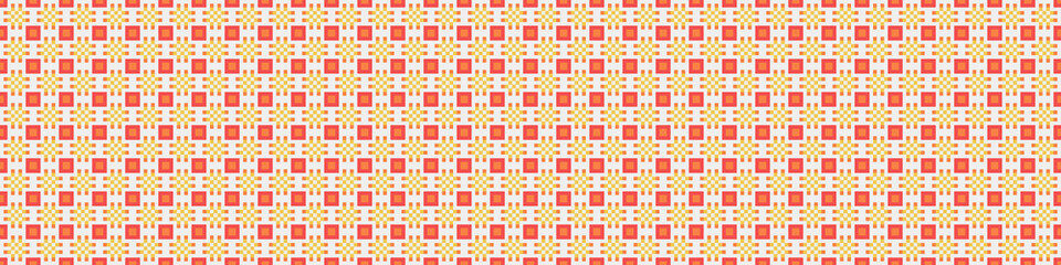 Fototapeta premium Abstract Cross Pattern Dots Logo generative computational art illustration