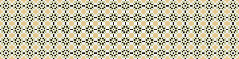 Abstract Cross Pattern Dots Logo generative computational art illustration