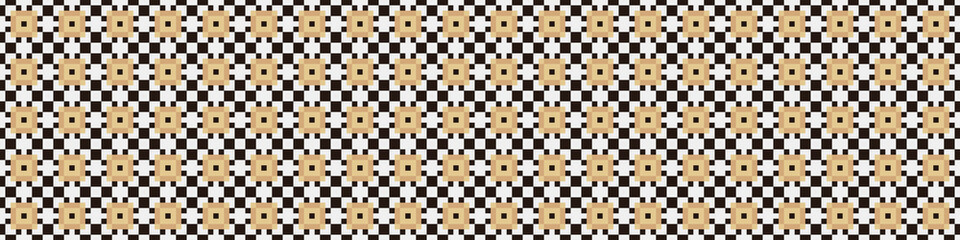 Abstract Cross Pattern Dots Logo generative computational art illustration