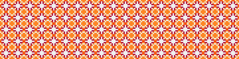 Abstract Cross Pattern Dots Logo generative computational art illustration