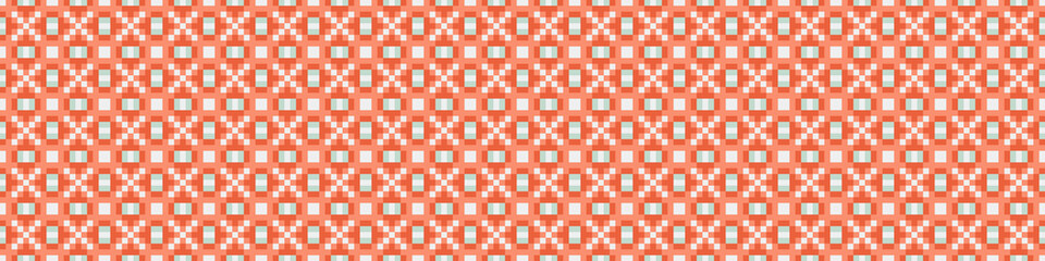 Abstract Cross Pattern Dots Logo generative computational art illustration