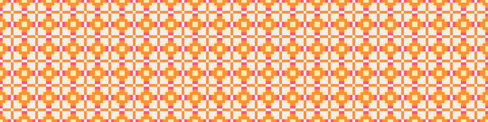 Abstract Cross Pattern Dots generative computational art illustration