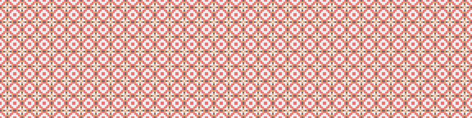 Fototapeta premium Abstract Cross Pattern Dots Logo generative computational art illustration