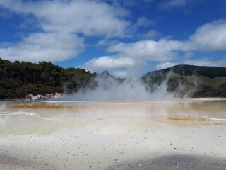 Geyser in Wai-o-Tapu.