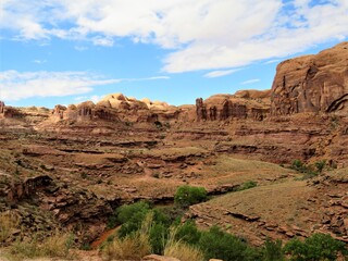 Fototapeta premium Canyonland National Park red sandstone mountains