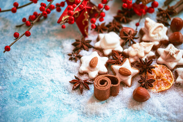 christmas decoration with cinnamon