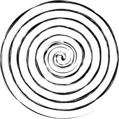 Grungy textured spirals, swirls, twirls. Helix, volute, snail shape