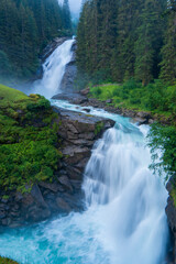 Fototapeta na wymiar Krimml Waterfalls in High Tauern National Park in Austria