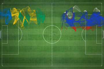 Saint Vincent and the Grenadines vs Slovenia Soccer Match, national colors, national flags, soccer...