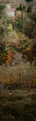 Autumnal Church Vertical Panorama
