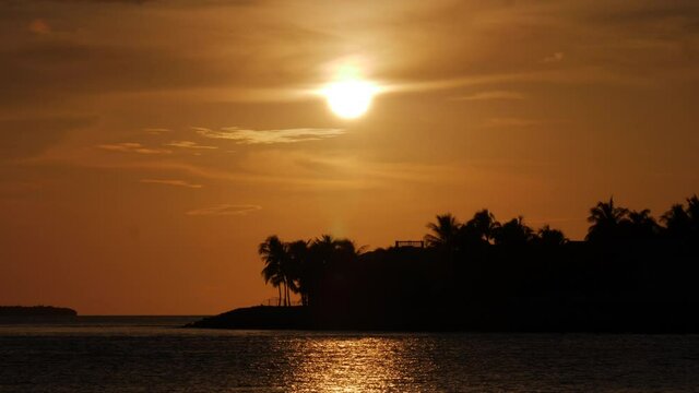 Sunset Key off the coast of Key West FL