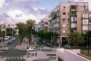 street in the city Tel-Aviv 