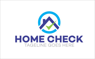 Illustration vector graphic of home inspection company logo design template