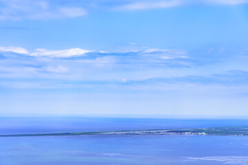 北海道　サロマ湖展望台より望む
