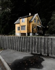 Abandoned Yellow House Norway