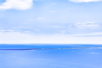 北海道　サロマ湖展望台より望む