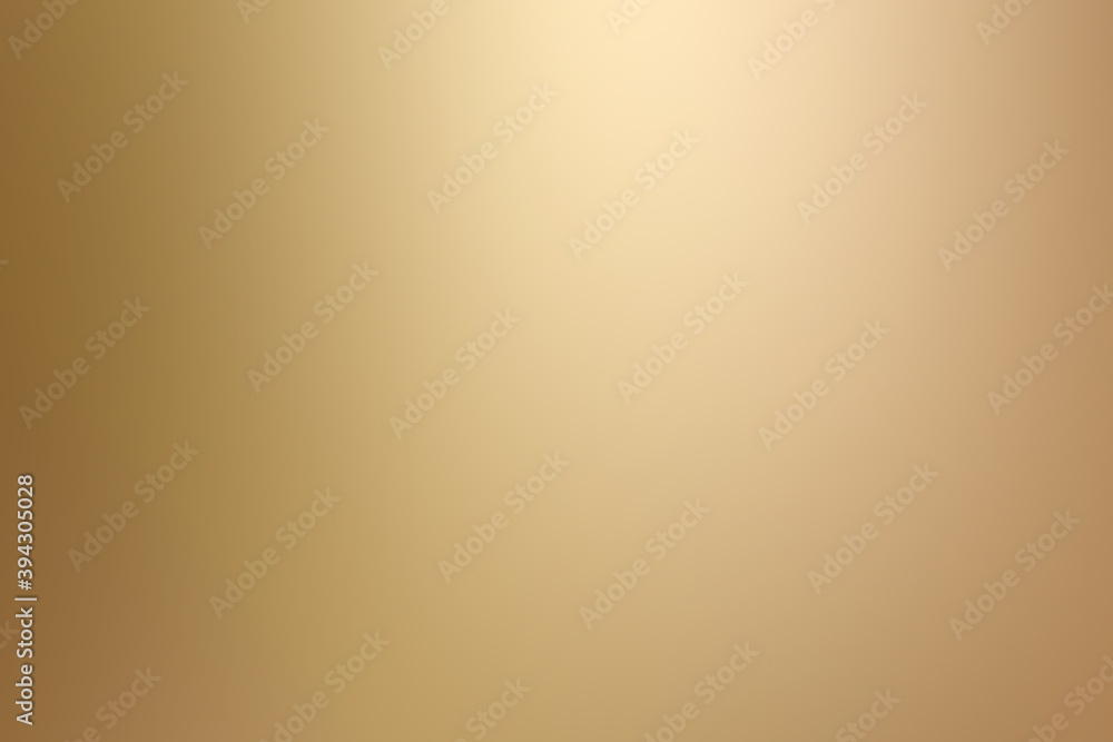 Leinwandbilder Gold gradient blurred background with soft glowing backdrop, background texture for design