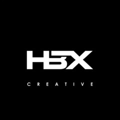 Fototapeta premium HBX Letter Initial Logo Design Template Vector Illustration 