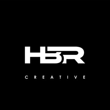 HBR Letter Initial Logo Design Template Vector Illustration	
