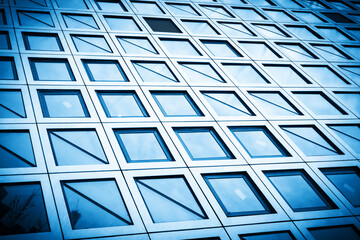 Close up of architectural structure of Art Center