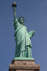 The Statue of Liberty historical monument located in New York city
