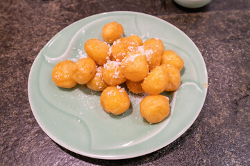 Honey sugar gourd, a traditional snack in Shanxi, China,