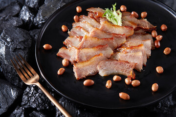 Delicious Chinese food, roast pork