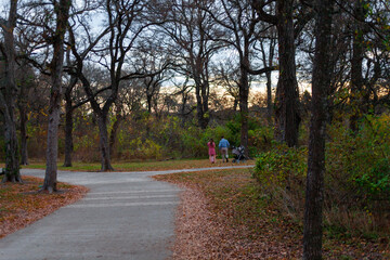 family in the park