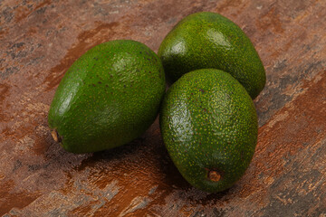 Ripe green dietary avocado - superfood