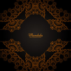 beautiful mandala design decorative background