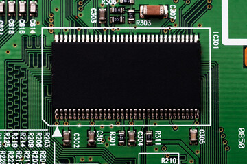 Mikroprozessor auf einer Leiterplatte
