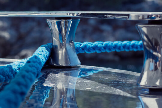 Yachting ropes , fixed lines on deck