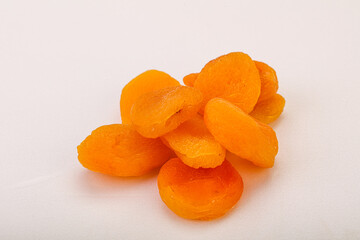 Sweet tasty dried apricot heap