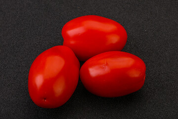 Red bright tasty tomato heap