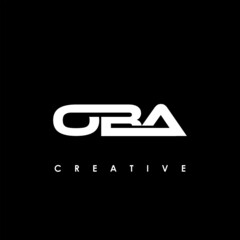 OBA Letter Initial Logo Design Template Vector Illustration	
 - obrazy, fototapety, plakaty