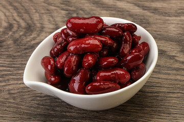 Canned red Kidney in the bowl