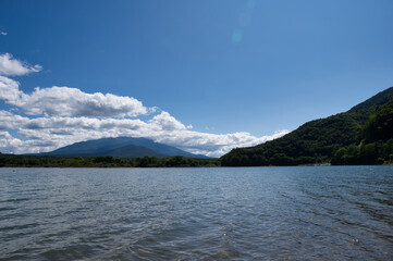富士山, 湖, 水, 山, 風景