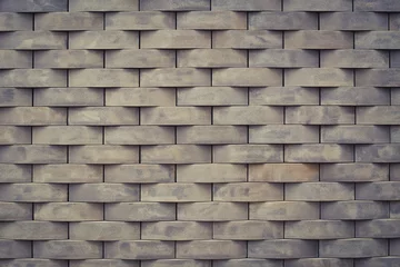 Abstrakter Hintergrund einer Backsteinmauer mit nahtlosem Muster. Nahtlose Beschaffenheit, Hintergrund, Steinhintergrundwand. Getöntes Bild. © Tata Chen
