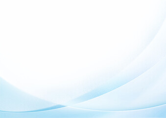 エレガントな曲線の交差　フレーム素材（水色）