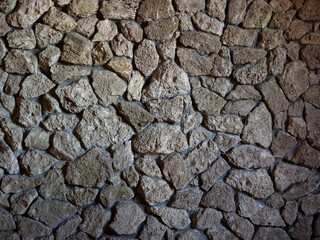part of a stone wall, for background or texture.