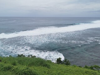 waves on the beach