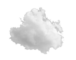 clouds isolated on white background