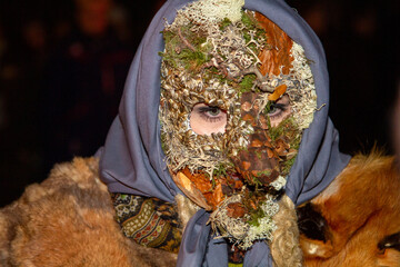 Allgäu - Bärbeletreiben - Hexe - Maske - Brauchtum