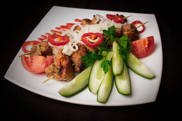 Delicious kebab 