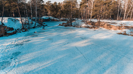 Park of Gagarin in Chelyabinsk