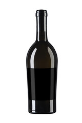 Wine bottle isolated on white