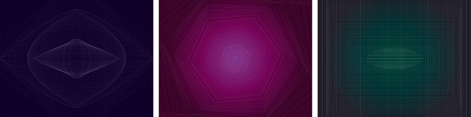 Background set.
Modern urban design digital futuristic abstract colored simple lines on background texture technology illustrated wallpaper for presentations and brochures