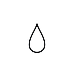 Icon vector graphic of water drop, good for template web app