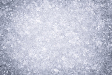 natural background of real snowflakes. high-detailed winter texture