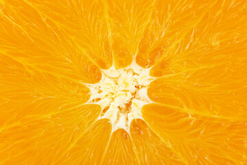 Orange texture on white background full depth of field. File contains clipping path.